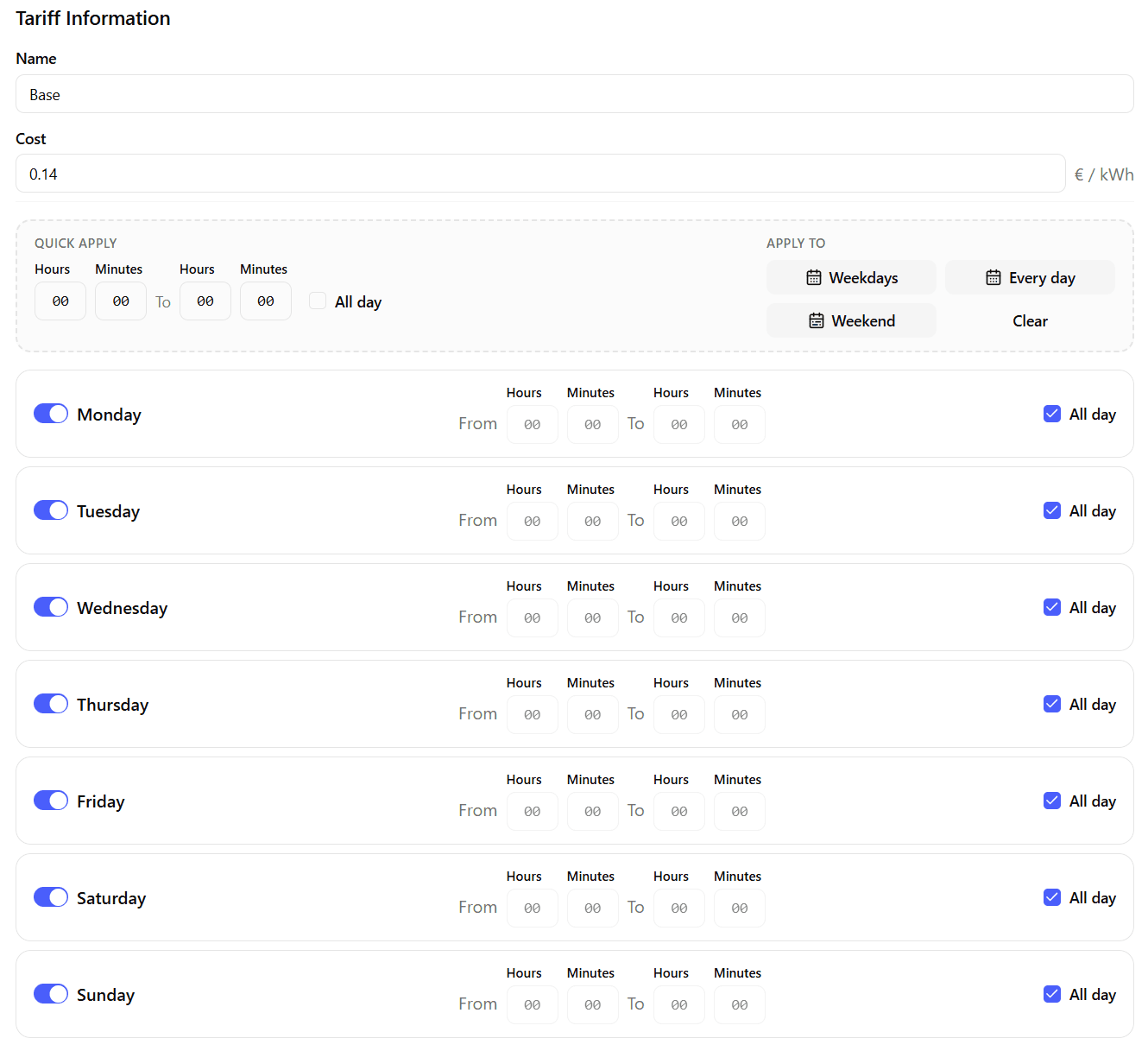 Time Slot Form Screenshot Placeholder