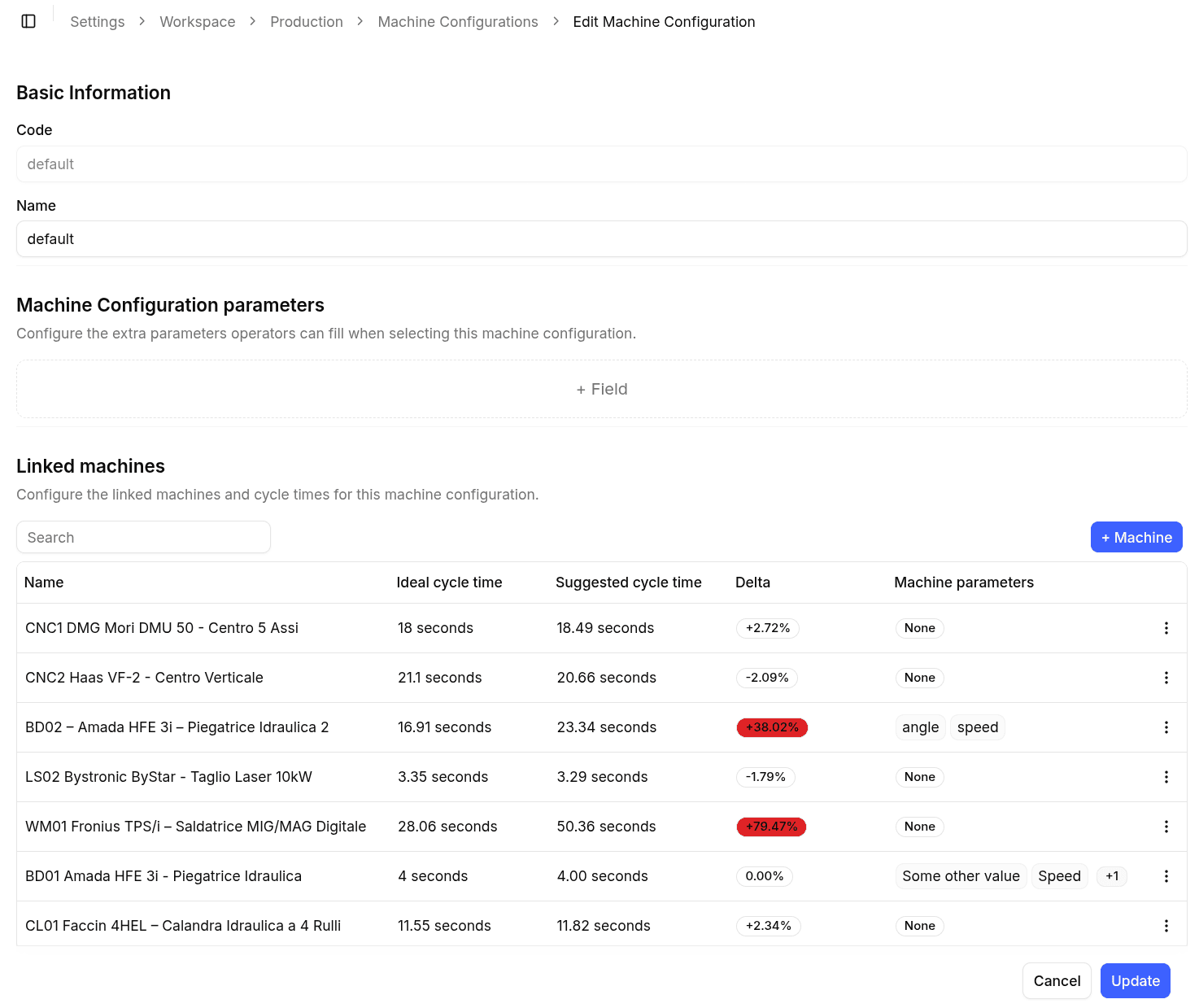 MachineConfigurationSettings_editForm Machine Configuration Edit Form