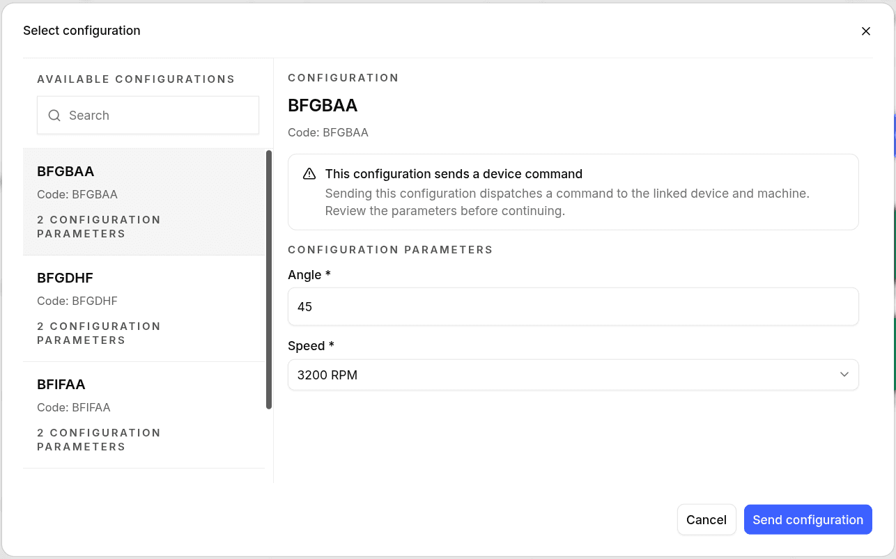 SOI_machineConfigurationForm SOI Machine Configuration Form
