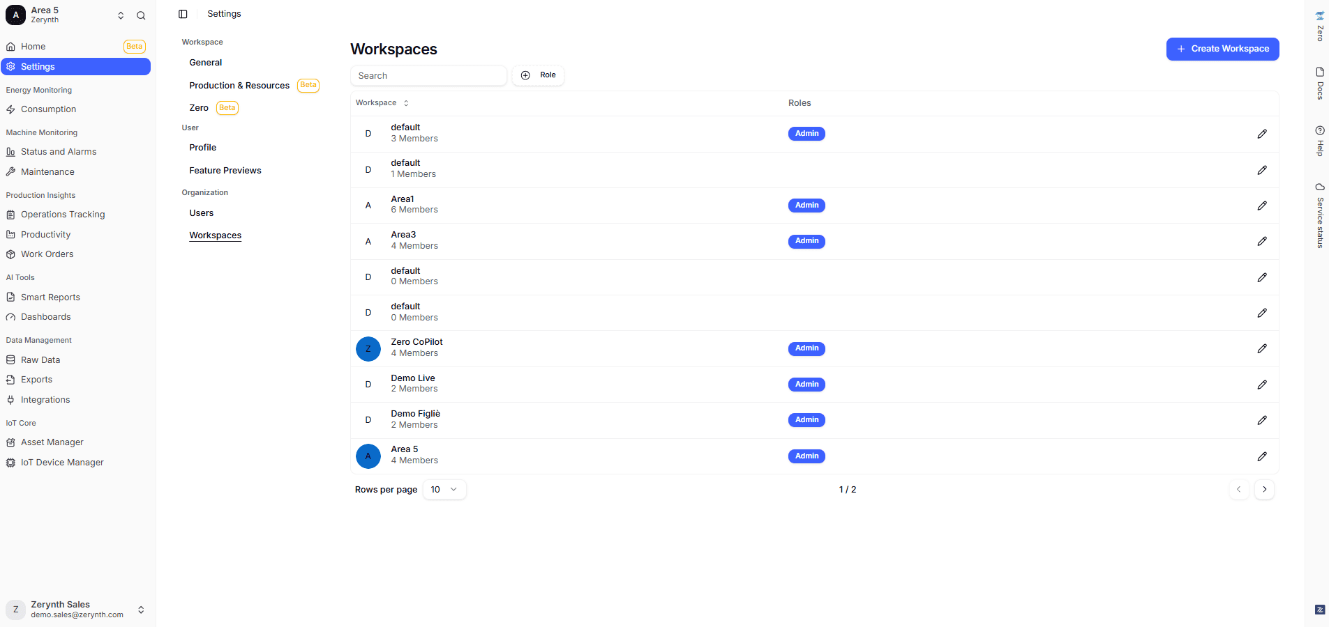 Workspaces Local Image